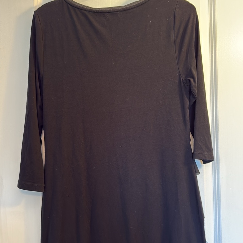 White House Black Market Black Tiered Sheath Dress - Picture 6 of 6